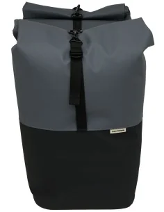 Dubbele fietstas New Looxs Nyborg MIK 34 liter - 30 x 17 x 37cm (x2) - donkergrijs/zwart 2