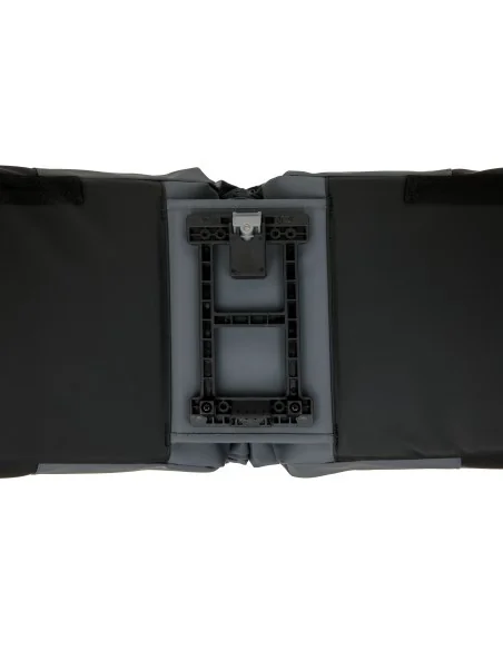 Dubbele fietstas New Looxs Nyborg MIK 34 liter - 30 x 17 x 37cm (x2) - donkergrijs/zwart