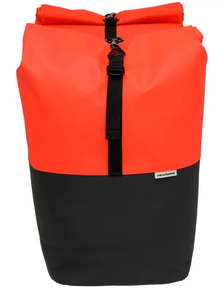 Dubbele fietstas New Looxs Nyborg MIK 34 liter - 30 x 17 x 37cm (x2) - rood/zwart