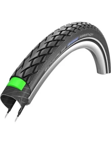 Buitenband Schwalbe Green Marathon GreenGuard 20 x 1.75"/ 47-406mm - zwart met reflectie