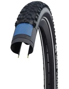 Buitenband Schwalbe Smart Sam DD/RaceGuard 29 x 2.60"/ 65-622mm - zwart met reflectie 2