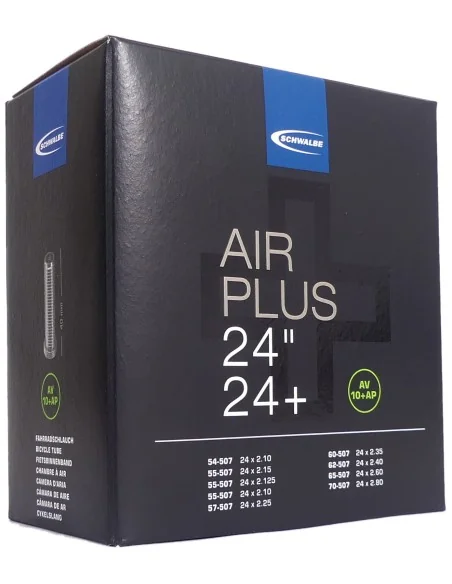 Binnenband Schwalbe AV10L-AP Air Plus 24'' 54/70-507 IB AV 40mm ventiel