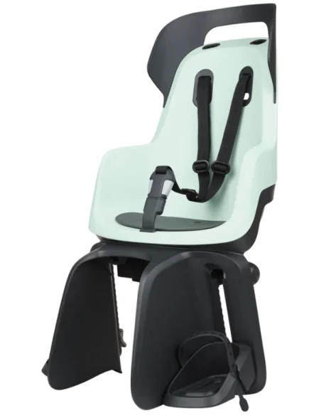 Kinderzitje achter Bobike Go Maxi RS met framebevestiging (FF) en slaapstand - peppermint