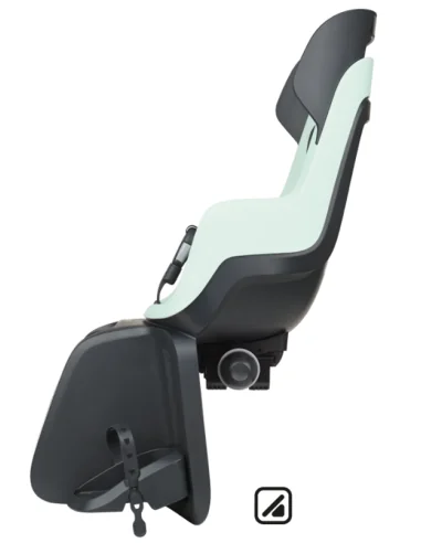 Kinderzitje achter Bobike Go Maxi RS met framebevestiging (FF) en slaapstand - peppermint