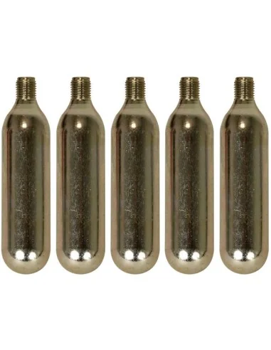 CO2- cartridge Brandless met draad - 5 stuks à 16 gram