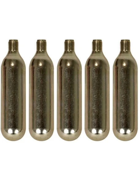 CO2- cartridge Brandless met draad - 5 stuks à 16 gram