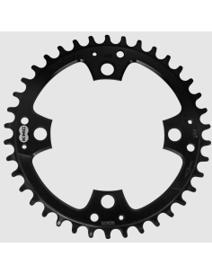 Kettingblad 38T KMC BCD 104 mm - 1/2" x 11/128" narrow wide - zwart