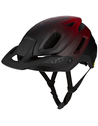 Fietshelm KED Pector ME-1 L (55-61cm) - mat rood/zwart