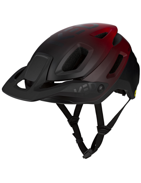 Fietshelm KED Pector ME-1 L (55-61cm) - mat rood/zwart