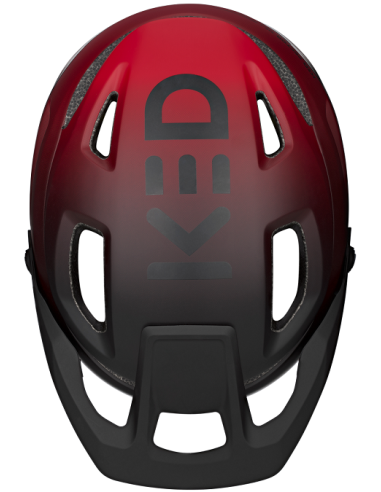 Fietshelm KED Pector ME-1 L (55-61cm) - mat rood/zwart