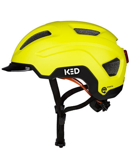Fietshelm KED Pedalon M (56-59cm) - mat geel