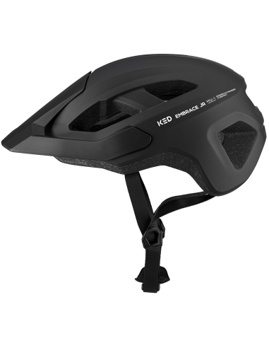 Fietshelm KED Embrace Jr S-M (52-58cm) - mat zwart