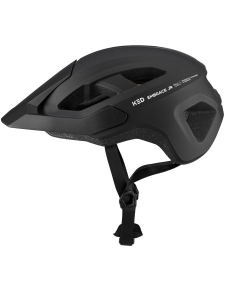 Fietshelm KED Embrace Jr S-M (52-58cm) - mat zwart