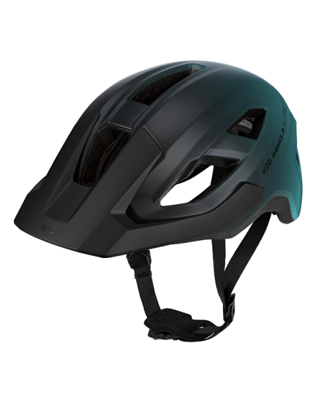 Fietshelm KED Embrace Jr S-M (52-58cm) - zwart/groen