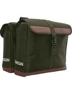 Dubbele fietstas Simson Urban 35 liter - olijf groen