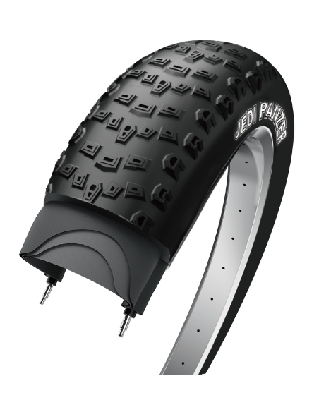 Buitenband Edge Jedi Fatbike 20 x 4.00" / 100-406 - zwart