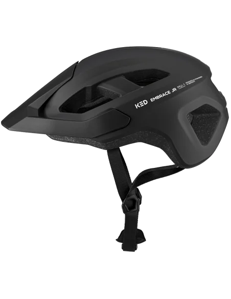 Fietshelm KED Embrace Jr S-M (52-58cm) - mat zwart