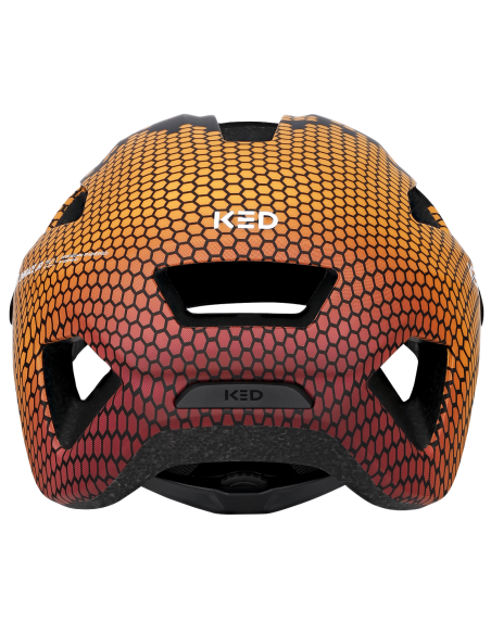 Fietshelm KED Embrace Jr S-M (52-58cm) - mat Zwart bordeauxrood