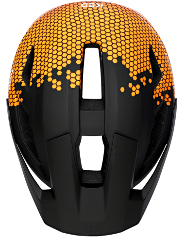 Fietshelm KED Embrace Jr S-M (52-58cm) - mat Zwart bordeauxrood