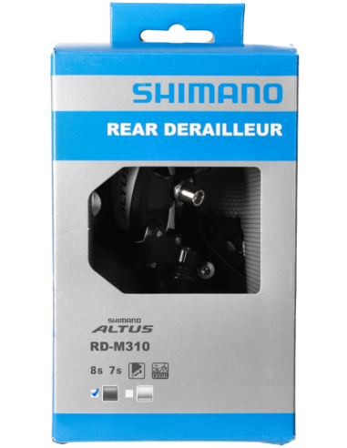 Achterderailleur 7/8-speed Shimano Altus RD-M310 - zwart