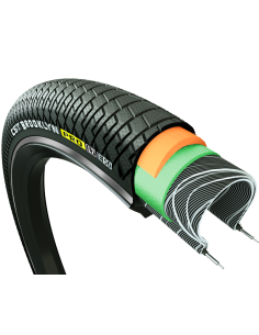 Buitenband CST Brooklyn Pro Cargo 26 x 2.15 / 55-559 - zwart met reflectie