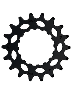 Tandwiel KMC Voor Bosch 18T CRO-MO Staal 11/128 inch - Zwart