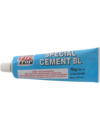 Solutie TipTop Speciaal cement blauw 70gr
