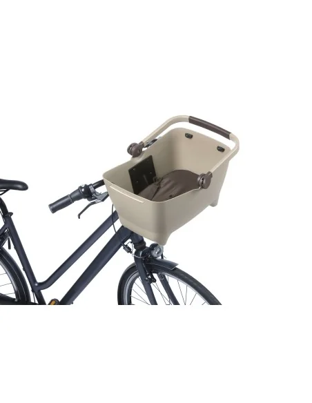 Hondenfietsmand Basil Buddy KF 32 liter 45 x 32 x 22 cm - biscotti brown