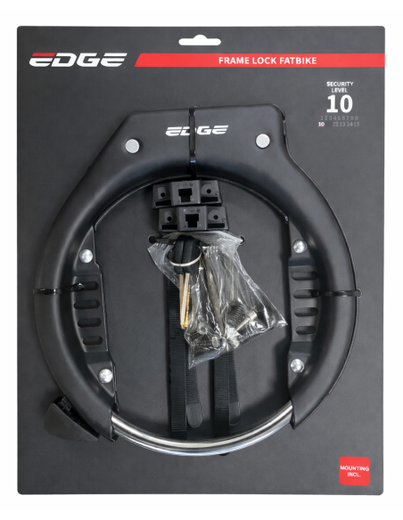 Edge Fatbike ringslot - zwart