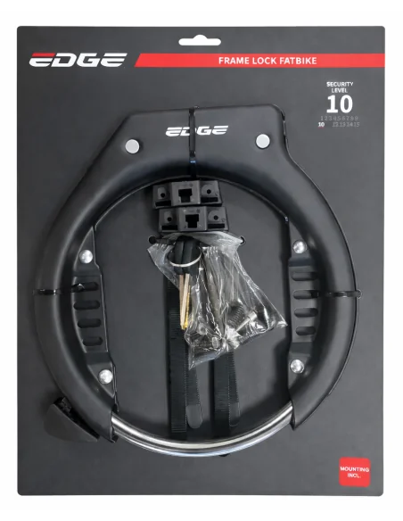 Edge Fatbike ringslot - zwart