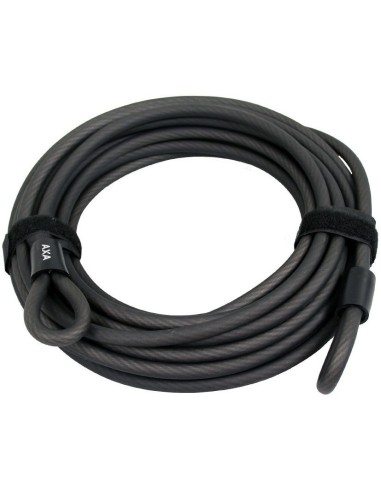 Slotkabel Axa Double Loop 1000/10 - zwart