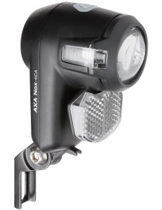 Koplamp Axa Nox City - 4 Lux -Auto/off - zwart
