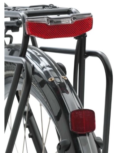 Dragerachterlicht Axa Blueline Steady E 6-12V 50 mm- rood