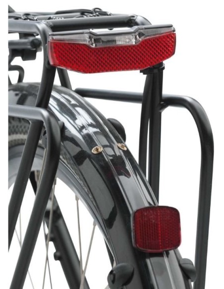 Dragerachterlicht Axa Blueline Steady E 6-12V 50 mm- rood