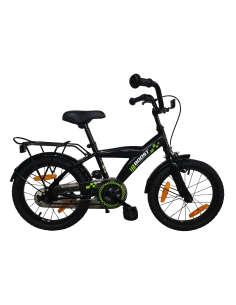 Kinderfiets Bikefun Boost 16 inch met remnaaf - Zwart