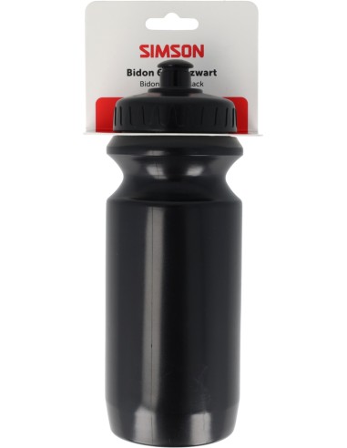 Simson Bidon - 600 ml - Mat Zwart
