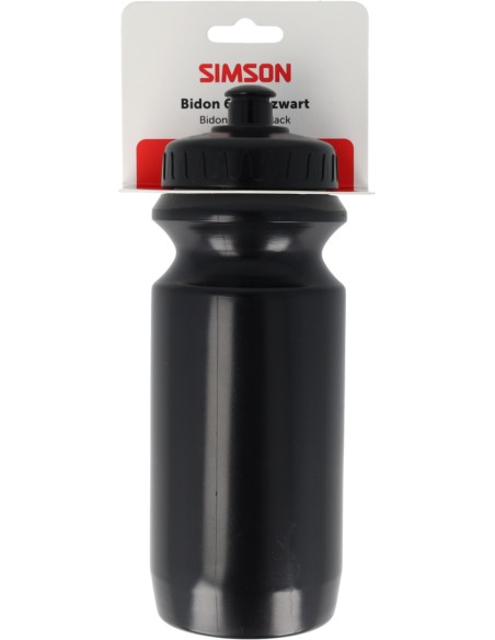 Simson Bidon - 600 ml - Mat Zwart