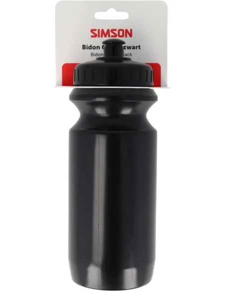 Simson Bidon - 600 ml - Mat Zwart