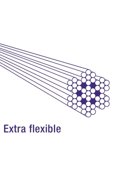 Rem binnenkabel Elvedes 3000mm RVS ø1,5mm Weinmann- en koppelingnippel (op kaart)