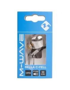 Fietsbel M-Wave Bella C-Yell ø30mm - zilver