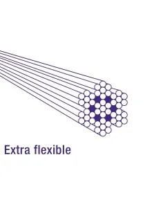 Rem binnenkabel Elvedes 2250mm RVS ø1,5mm Weinmann tonnippel (100 stuks in doos) 2