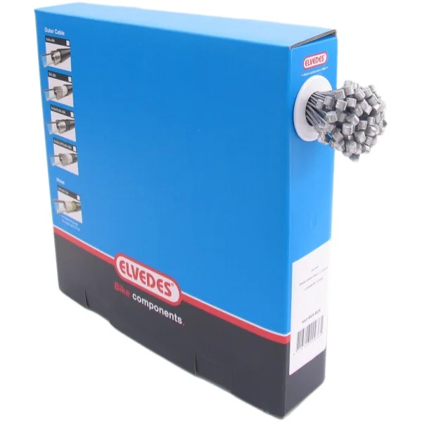 Rem binnenkabel Elvedes 2250mm RVS ø1,5mm Weinmann tonnippel (100 stuks in doos)