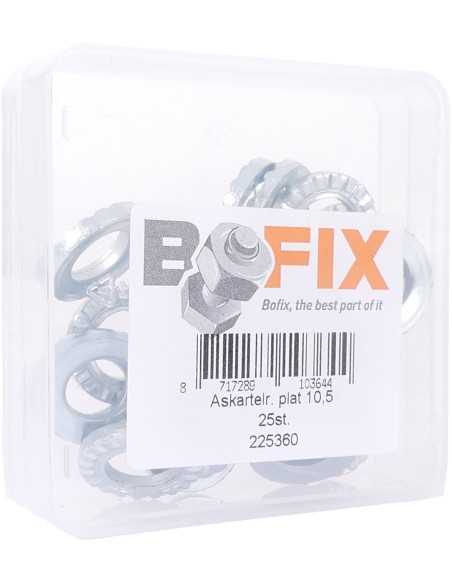 Kartelring achteras plat (25 stuks)