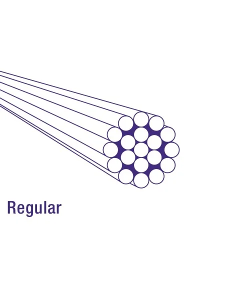 Schakel binnenkabel Elvedes 2250mm verzinkt Ø1,25mm Sturmey Archer / Torpedo N-nippel en T-nippel - Zilver