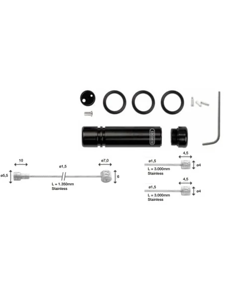 Universele kabelsplitter set Elvedes met optionele ABS functie (op kaart)