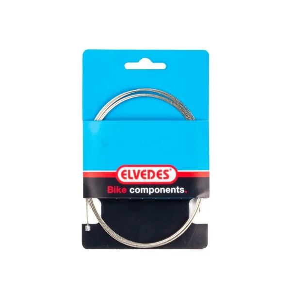 Schakel binnenkabel Elvedes 2250mm RVS Ø1,1mm Shimano / SRAM N-nippel (op kaart) - Zilver