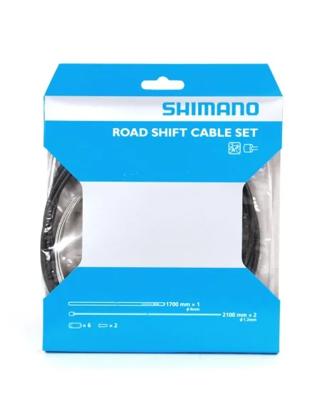 Versnellingkabelset Shimano SIS40 Race - zwart