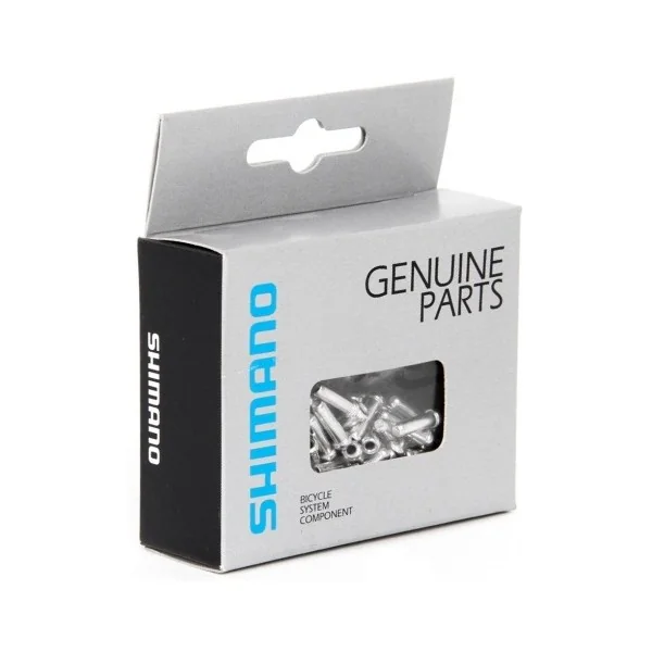 Anti-rafel nippel Shimano ø1.2mm aluminium - zilver (100 stuks)