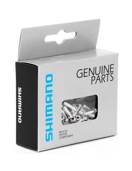 Anti-rafel nippel Shimano ø1.2mm aluminium - zilver (100 stuks)
