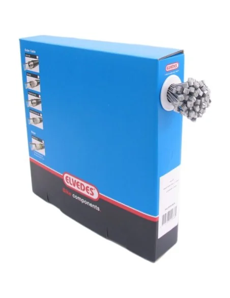 Schakel binnenkabel Elvedes 2250mm RVS Slick ø1,1mm N-nippel (100 stuks) - Zilver